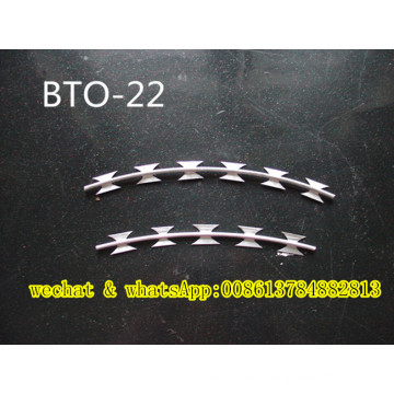 Anti Climb Razor Barbed Wire Bto 22